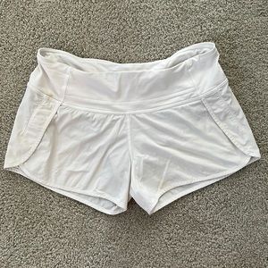 Lululemon White Shorts Size 6 *stain*